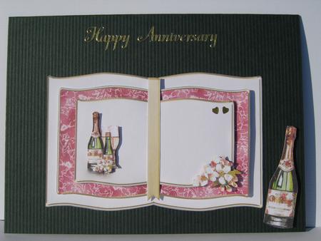 Champagne and Flowers Book Sheet by Diane Greenwood