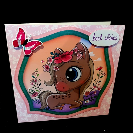 Beautiful Fantasy Pony Topper  by Diane  Hitchcox