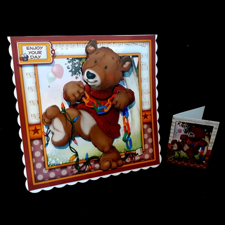 Party Bear 4 Sheet Mini Kit by Diane  Hitchcox