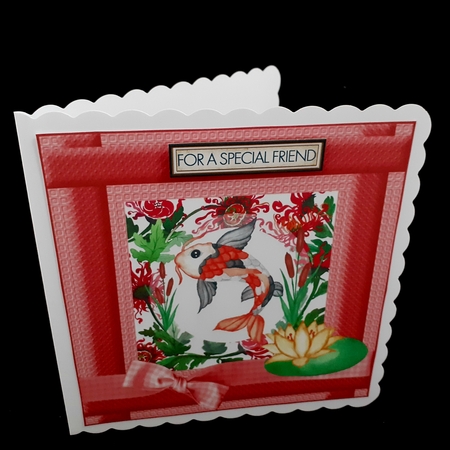 3 Koi carp card fronts/toppers 1 by Diane  Hitchcox