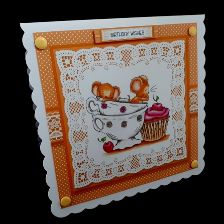 Teacup Cuties - Card Two by Diane  Hitchcox
