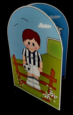 3D Shaped Card Kit - Little Footballer Plays for Millwall by Diane  Hitchcox