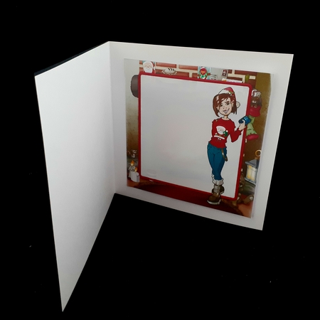 Teen Text Dudess Christmas 8x8 Insert by Diane  Hitchcox