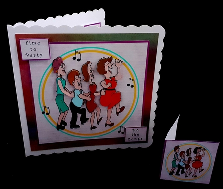 Do The Conga - Decoupage by Diane  Hitchcox