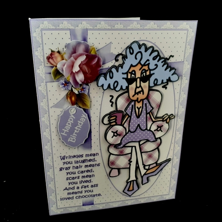 Stella wrinkles mean you laughed decoupage by Diane  Hitchcox