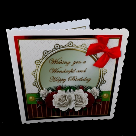 Wonderful Happy Birthday Roses by Diane  Hitchcox