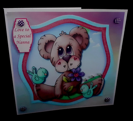 Cute Bears Little Friend  by Diane  Hitchcox