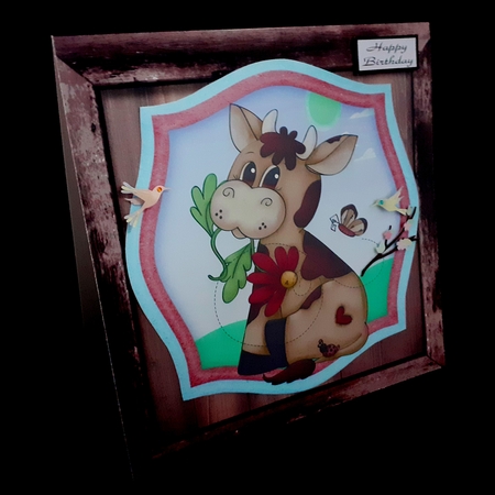 Cute Corky Cow by Diane  Hitchcox
