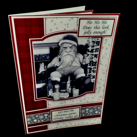 GRUMPY OLD MAN A5 Humorous Christmas Decoupage & Insert Kit by Diane  Hitchcox