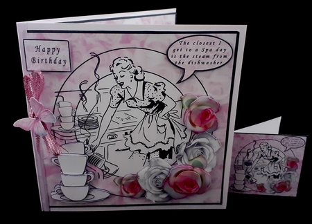 The Closest I get To A Spa Day - Decoupage by Diane  Hitchcox