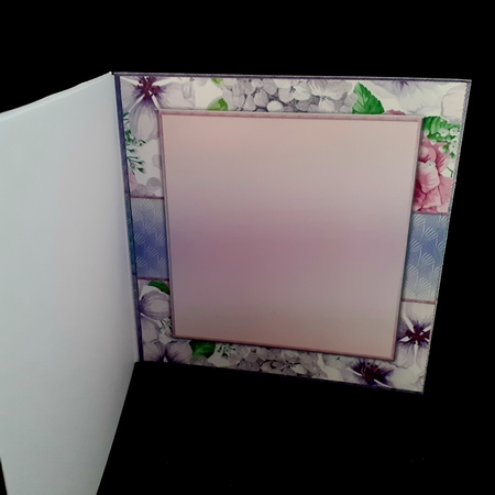 Beautiful Floral Insert Blank 8x8 by Diane  Hitchcox