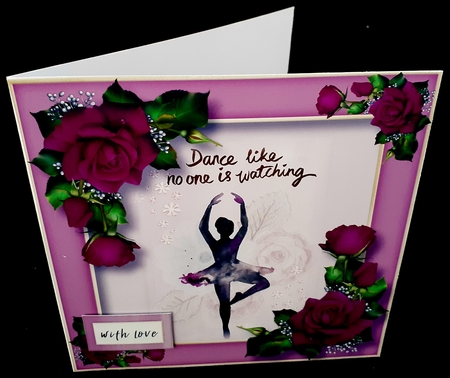 Dance Like No One Is Watching 8x8 by Diane  Hitchcox