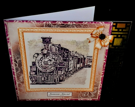 VARIOUS SENTIMENTS TRAIN SKETCH by Diane  Hitchcox