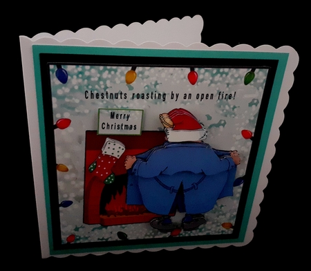 Chestnuts Roasting By An Open Fire - Decoupage by Diane  Hitchcox