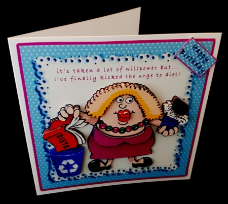 Its Taken A Lot Of Willpower..But - Decoupage by Diane  Hitchcox