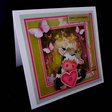 Romance cow by Diane  Hitchcox