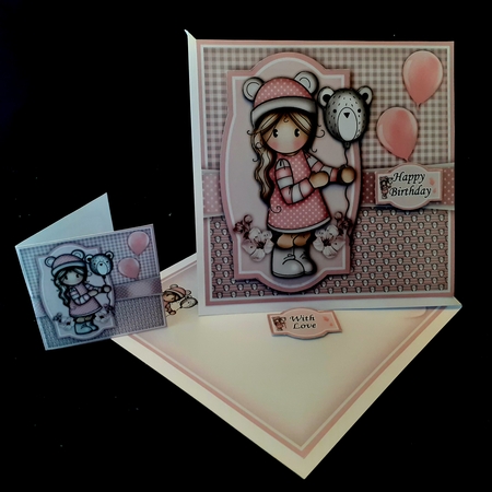 Teddy Balloon Mini Kit With Age Tags 2 to 6 yrs by Diane  Hitchcox