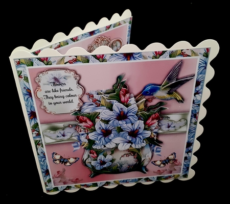 Hibiscus Vase Mini Page Kit by Diane  Hitchcox