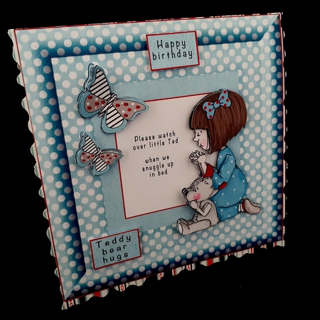 When We Snuggle Up In Bed - Decoupage by Diane  Hitchcox