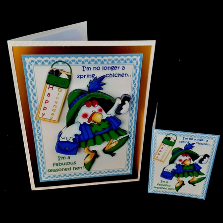 Annie the spring chicken mini kit by Diane  Hitchcox