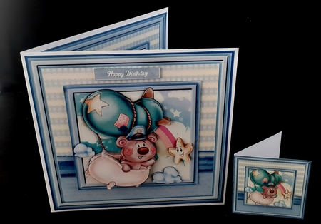Captain Bears Flying Bathtub Mini Kit by Diane  Hitchcox