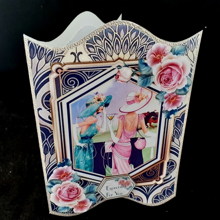 Art Deco Ladies Day 5x7 Shaped Mini Page Kit by Diane  Hitchcox