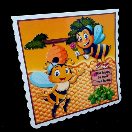 Bee happy new home by Diane  Hitchcox