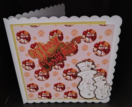 Christmas snowman backing paper 11 by Diane  Hitchcox