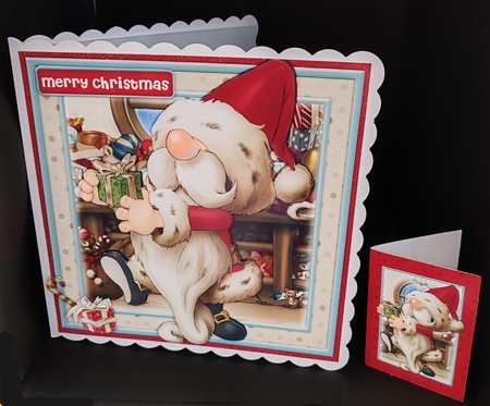 Santa Gnome 3 Four Sheet Mini Kit by Diane  Hitchcox