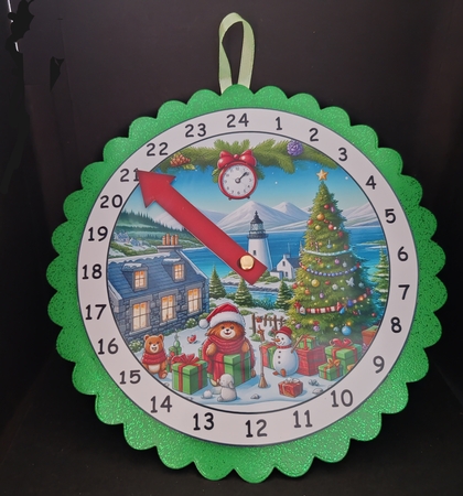 new advent clock island christmas by Diane  Hitchcox