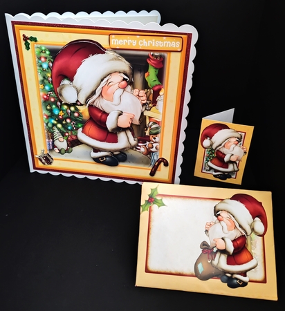 Santa Gnome 5 Four Sheet Mini Kit by Diane  Hitchcox