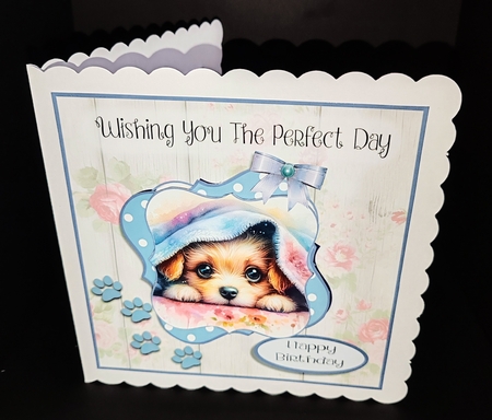 Hello Hideaway Puppy by Diane  Hitchcox