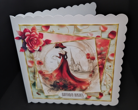 Another Beautiful Lady, red by Diane  Hitchcox