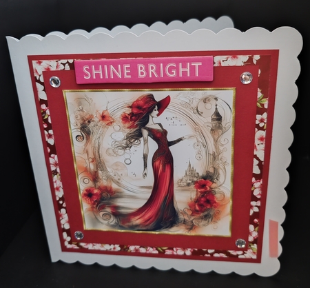 Another Beautiful Lady, red by Diane  Hitchcox