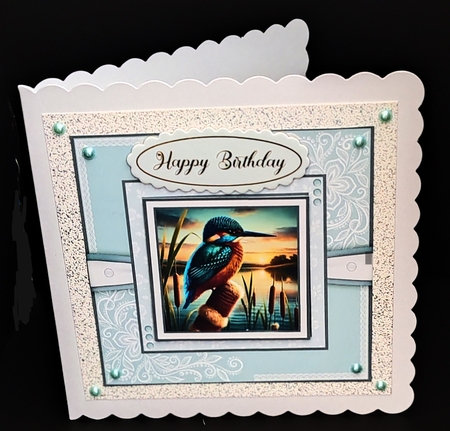Kingfisher Sunset by Diane  Hitchcox