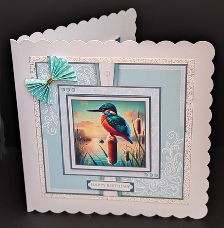 Kingfisher Sunset by Diane  Hitchcox