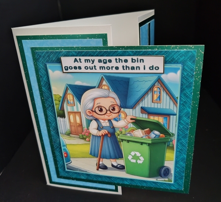 female bin goes out more than i do by Diane  Hitchcox