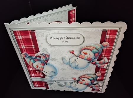 Tumbling Snowmen by Diane  Hitchcox