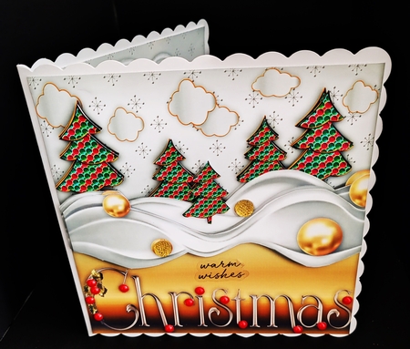 Christmas Bling 8x8 - 1 by Diane  Hitchcox