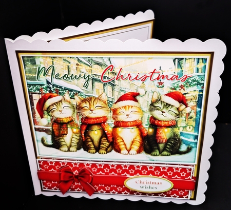 Meowy Christmas by Diane  Hitchcox
