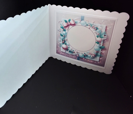 pink baby first Christmas insert by Diane  Hitchcox