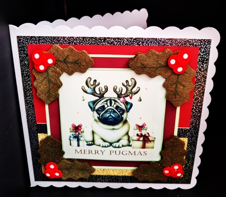 Merry Pugmas by Diane  Hitchcox
