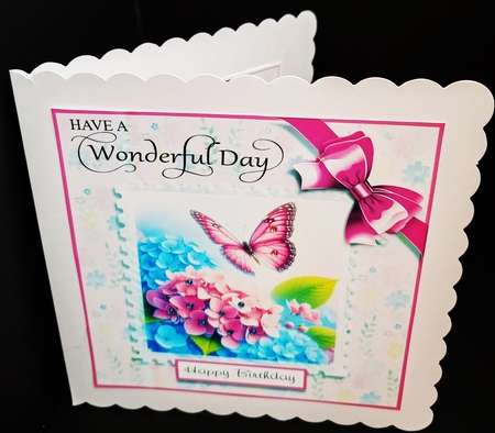 Hydrangea Butterfly Birthday by Diane  Hitchcox