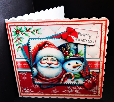 Santa and the Snowman by Diane  Hitchcox