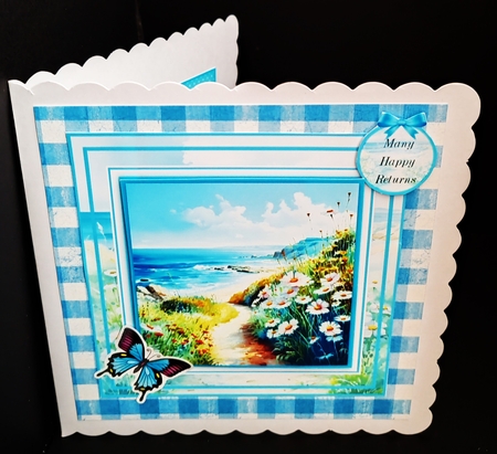 Floral Beach Vistas by Diane  Hitchcox