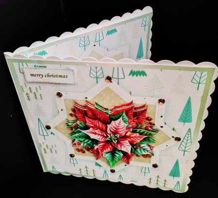 Perfect Poinsettias mini Kit by Diane  Hitchcox
