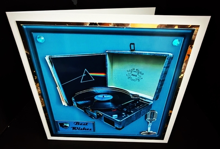 Retro Record player by Diane  Hitchcox