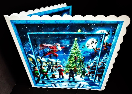 Super Hero Christmas (4) Mini Kit by Diane  Hitchcox
