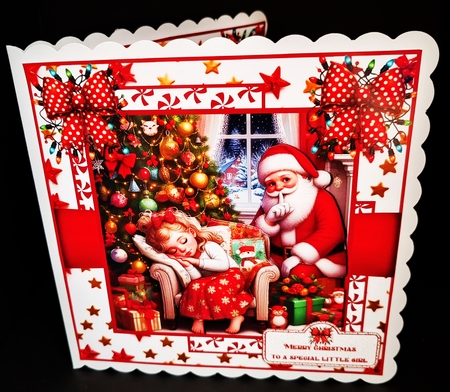 Waiting for Santa 8x8 by Diane  Hitchcox