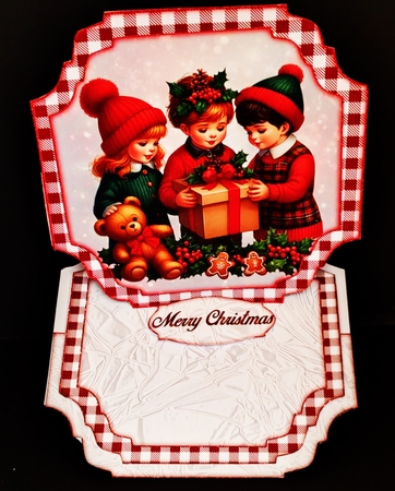 Christmas Gifts Shaped Easel Card Kit  by Diane  Hitchcox